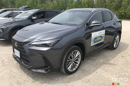 Le Lexus 350h était de la partie